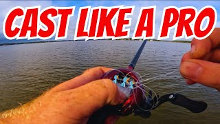 How to use a BAITCASTER like a PRO [upl. by Shawna]