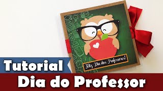 Lembrancinha Dia dos Professores  DIY  Tutorial  PAP  Cartão com chocolate [upl. by Gifford239]