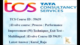 59639 TCS Answers  59639 Course Answers  59639 TCS Answers  Process  Performance ImprovementPI [upl. by Qulllon325]