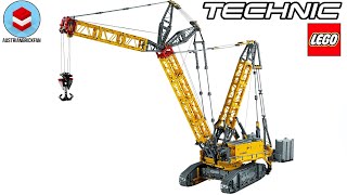 LEGO Technic 42146 Liebherr Crawler Crane LR 13000  LEGO Speed Build Review [upl. by Adnohs]