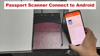 Passport Scanner Connect to Android  PPR100 PLUS [upl. by Cindra65]