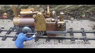 Test Run and Final Details Samson 16mm Scale Live Steam Locomotive Almost Finished [upl. by Ecinahc]