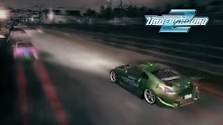 NFS Underground 2  The Airport Drag Replay Cam Trailer [upl. by Girand]