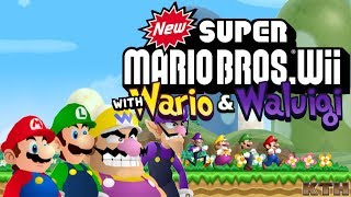 Wario amp Waluigi for New Super Mario Bros Wii over BlueYellow Toad Release [upl. by Amre]