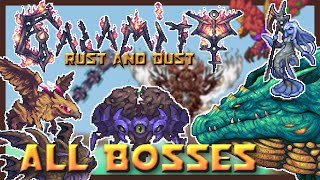 Terraria Calamity Mod  ALL BOSSES Rust and Dust Update [upl. by Otiv787]