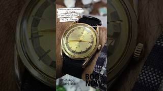 TOP VINTAGE TITONI AUTOMATIC airmaster 30 jewels gold plated watch 1960s vintage beuty RARE [upl. by Gerdi]