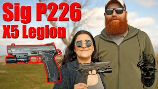 New Sig P226 X5 Legion First Shots The Best Sig Sauer Pistol Ever [upl. by Ettelimay78]