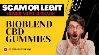 BioBlend CBD Gummies Reviews and Warning  Watch Before Buying [upl. by Dnomder]