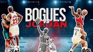 Muggsy Bogues Steals the ball from Michael Jordan [upl. by Iphigeniah]