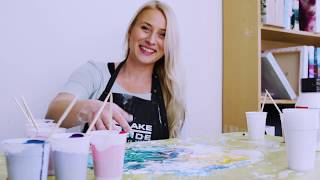 01 Fluidart Acrylic Pouring Tutorial The Dutch Pour [upl. by Ambrosia922]