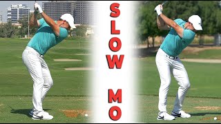 Rory McIlroy Slow Motion Iron Swing 2023 [upl. by Nealey]