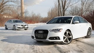 2014 Audi A6 TDI vs 2014 BMW 535d xDrive [upl. by Cicero]