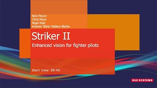 Striker II  Enhanced vision for fighter pilots  Hub Stage Talk  DSEI 2023  BAE Systems [upl. by Rorke]