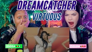 Dreamcatcher드림캐쳐 10th Mini Album VirtuouS 2 Rings showcase and SuA Tadow reaction [upl. by Cotterell]