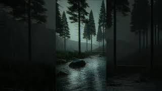 quotSentimental rain sound to soothe insomnia  with warm lightingquot rain rainsound sleepsounds [upl. by Nagiam]