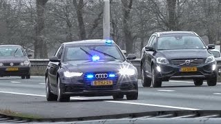 Prio 1 5X Arrestatie Team rijdt met spoed over de A58 onderweg naar een spoedmelding [upl. by Garv]