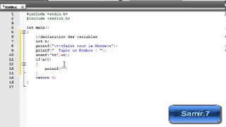Nombre pair et impair Langage C Samir7 [upl. by Selinda]
