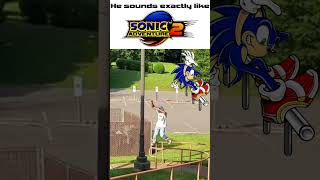 Sonic Adventure 2IN REAL LIFE sonic sonicthehedgehog sonicadventure2 [upl. by Ehudd]