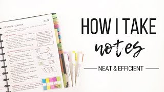 How I take notes  Tips for neat and efficient note taking  Studytee [upl. by Rumpf]