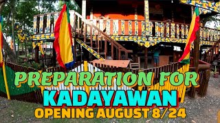 KADAYAWAN FESTIVAL preparation august 824 opening at Magsaysay davao city [upl. by Annaer962]