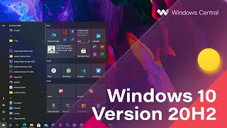 Windows 10 October 2020 Update – Official Release Demo Version 20H2 [upl. by Wichman]