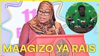 RAIS SAMIA AAGIZA WAGOMBEA WOTE WALIO WEKEWA PINGAMIZI TUKUTANE SAITIDEMOKRASIA IKUWE [upl. by Thorma502]