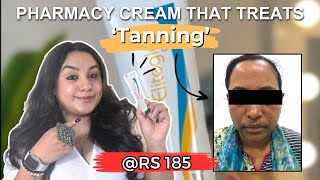 Pharmacy Cream Under Rs 185 that Reduces Tanning  How to Correctly Use facedecor [upl. by Attelahs721]