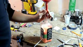 Tutorial Fai da te lampada bottiglia jack Daniel diy lamp bottle [upl. by Mabelle936]