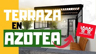 ✅ TERRAZAS en SEGUNDO PISO Casa de INFONAVIT Remodelación de casas casapequeña terrazas [upl. by Etnovaj421]