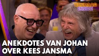 Vandaag Insidetafel gaat stuk om twee héérlijke anekdotes van Johan over Kees Jansma [upl. by Leban499]