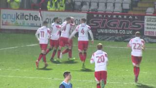 GOALS amp HIGHLIGHTS Stevenage 41 Leyton Orient [upl. by Leamaj784]