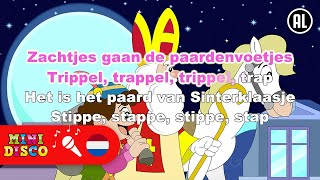 ZACHTJES GAAN DE PAARDENVOETJES  Sinterklaasliedjes  Karaoke  Minidisco [upl. by Florrie931]