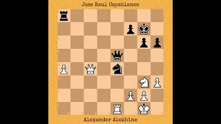 Alekhine vs Capablanca  World Championship Match 1927 chess chessgame [upl. by Oironoh785]