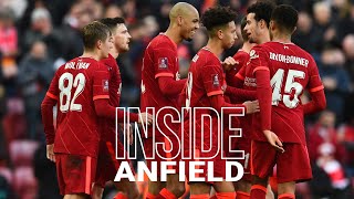 Inside Anfield Liverpool 41 Shrewsbury Town  Best view of the Reds FA Cup win [upl. by Ariem]