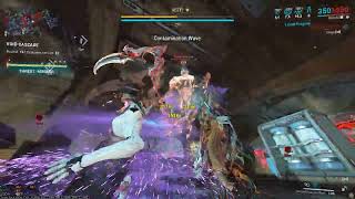 Warframe Caliban vs Lv 9999  Solo  Void Cascade SP Level Cap  Enemies Lv 9999 [upl. by Minabe]