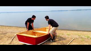 Wodowanie Łódki Zalew Mietkowski boat launching V2018 [upl. by Luebke]