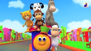 Bob The Train  Animal Sound Song  Nursery Rhymes  Kids Songs by Bob The Train [upl. by Naara270]