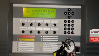 Notifier ID3000 Fire Alarm Panel Sounder Test [upl. by Delanie34]