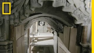 EXCLUSIVE A Closer Look Inside Christs Unsealed Tomb  National Geographic [upl. by Tshombe]