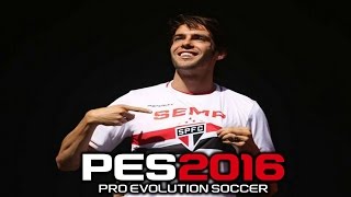 PES 2016  Master League 50 São Paulo x AtléticoMG  Kaká Contratado  Kelvin  Brasileirão [upl. by Kosse999]