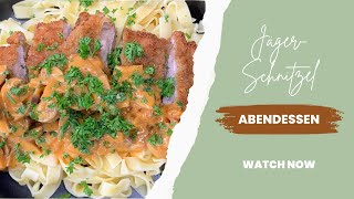 Jägerschnitzel 😋 super einfach und schnell gemacht ‼️ [upl. by Jessica]