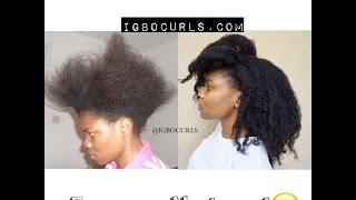 STEP BY STEPHow To Go or Return Natural From Relaxed or Damaged Hair to Natural Hair [upl. by Monro986]