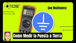 Como PROBAR UNA PUESTA A TIERRA CON MULTIMETROSeguridad electricaPrueba electricaPuesta a tierra [upl. by Behre]