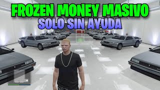 FROZEN MONEY GLITCH SOLO SIN AYUDA EN GTA V ONLINE  SOLO MONEY GLITCH GTA 5 ONLINE [upl. by Onaicnop200]