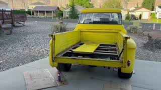 1955 Chevy TruckPart 1 Short Bed Conversion [upl. by Rellia17]