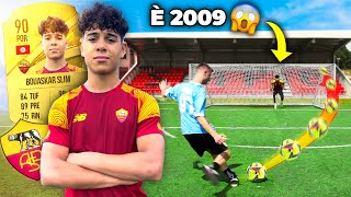 ⚽️🧤Ho sfidato il PORTIERE della ROMA U14 è FORTISSIMO  Football Challenge [upl. by Tiffi]