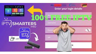 HOW TO GET FREE lPTV SMARTERS PRO LOGIN 2024 [upl. by Antons]