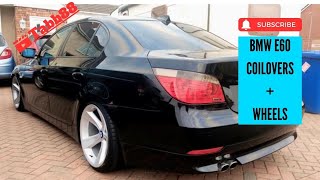 BMW 530D E60 Coilovers and wheels fronts part 1 [upl. by Tloc306]