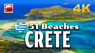 51 Best Beaches of West CRETE Greece 4K ► Top Places amp Secret Beaches in Europe touchgreece [upl. by Deana]