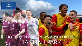 Shotts Bon Accord vs Albion Rovers Finest Carmats South Challenge Cup [upl. by Nova]